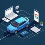 Ford Fahrzeugdiagnose mit Google