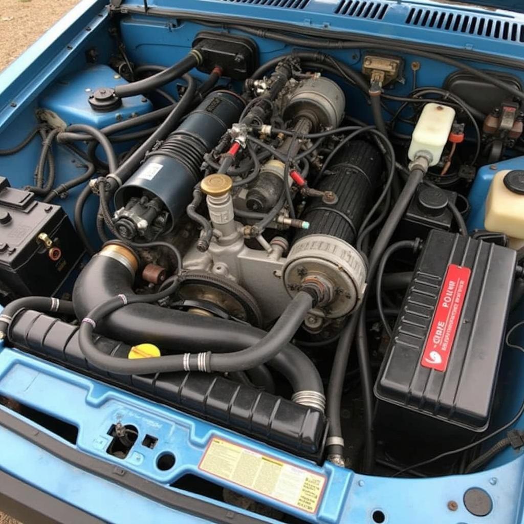 Motor do Ford Fiesta 1982