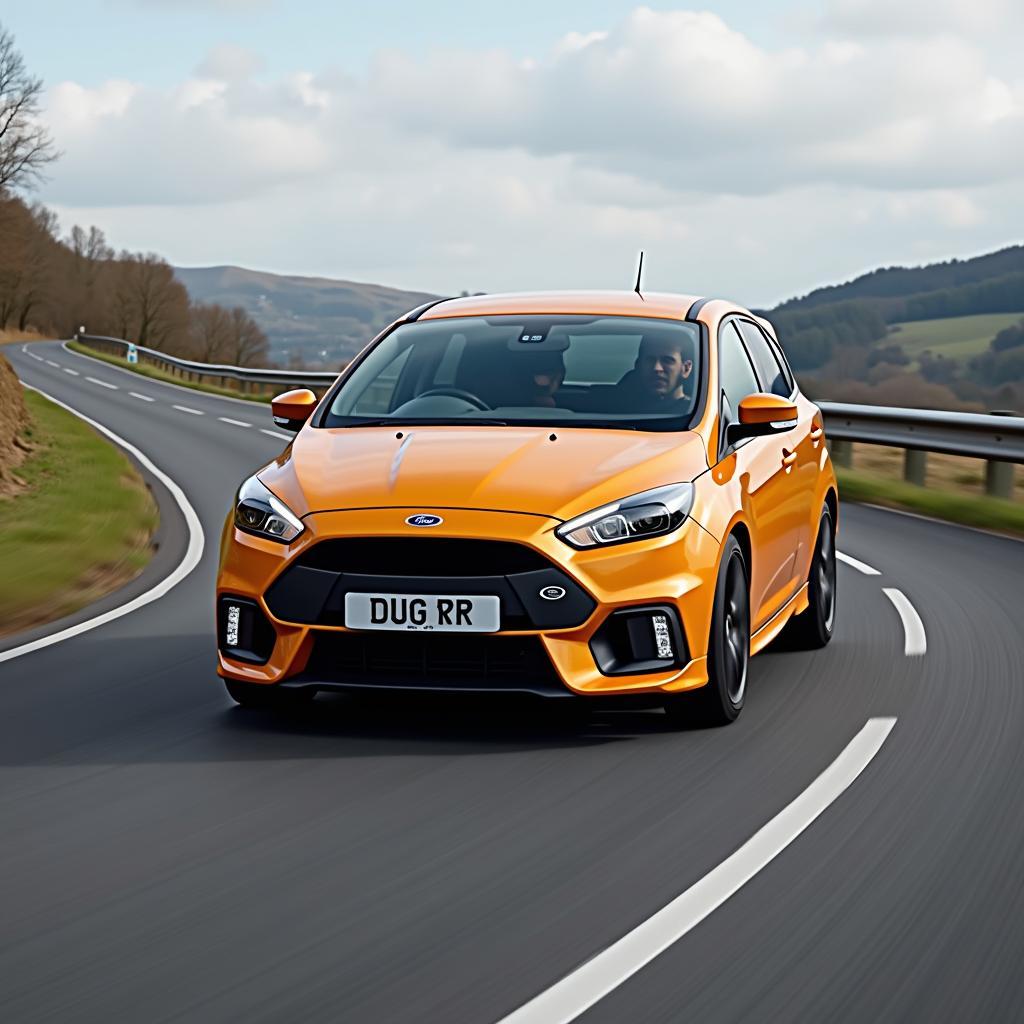 Ford Focus ST auf der Strasse