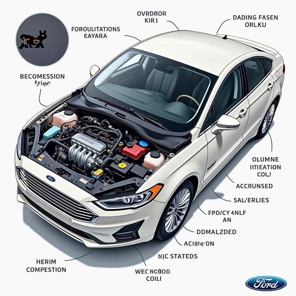 Ford Fusion Motorraum