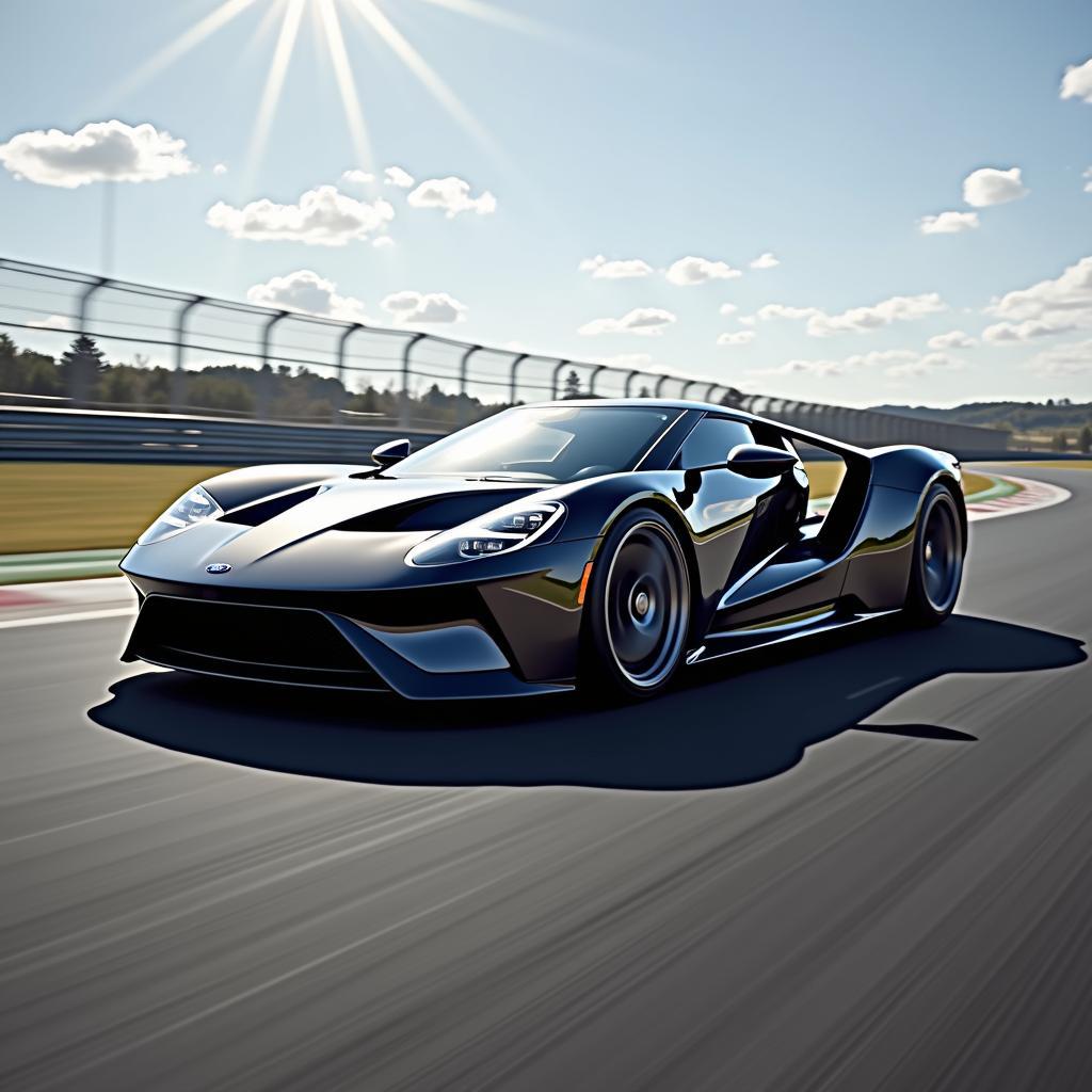 Ford GT auf der Rennstrecke