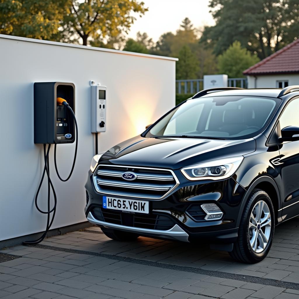 Ford Kuga Laden an Wallbox