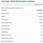 Ford Kuga Pannenstatistik des ADAC