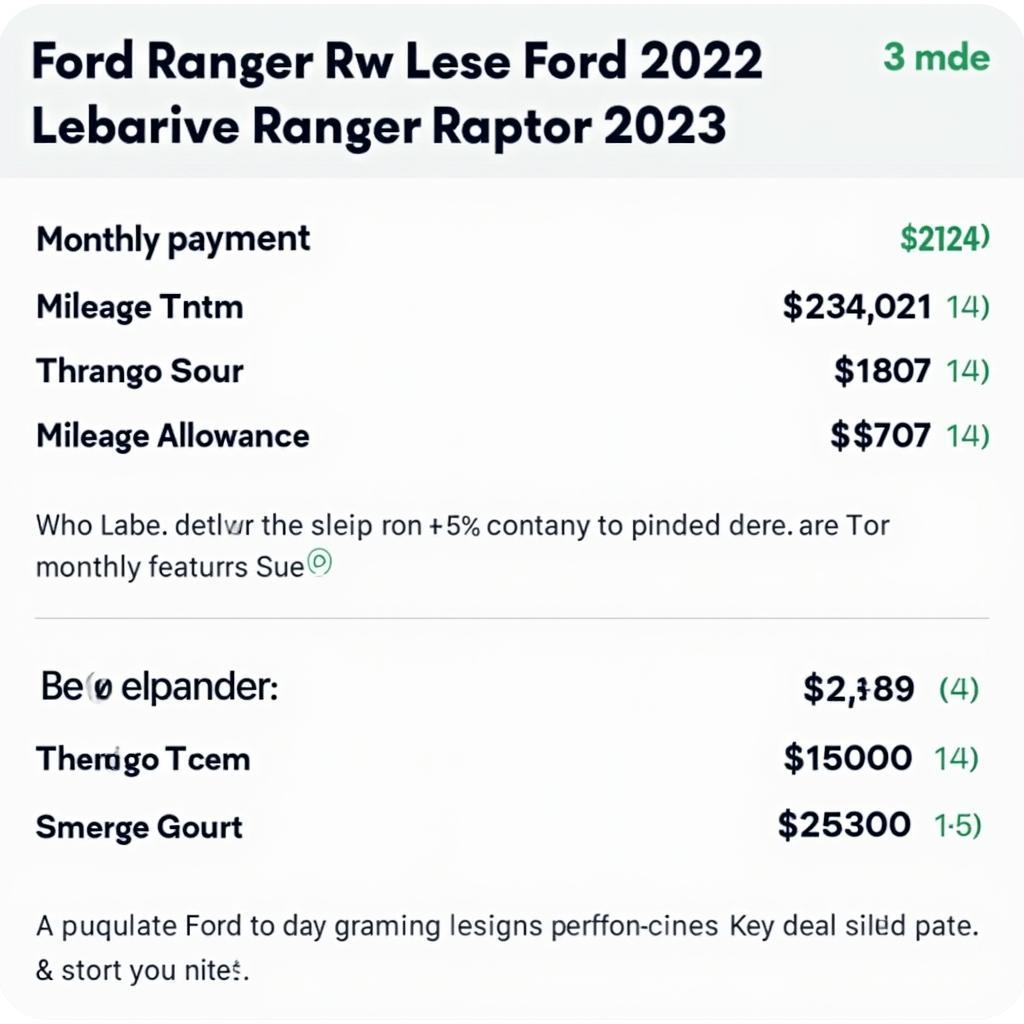Penawaran Leasing Ford Ranger Raptor 2023