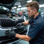 Front Assistant Skoda Werkstatt