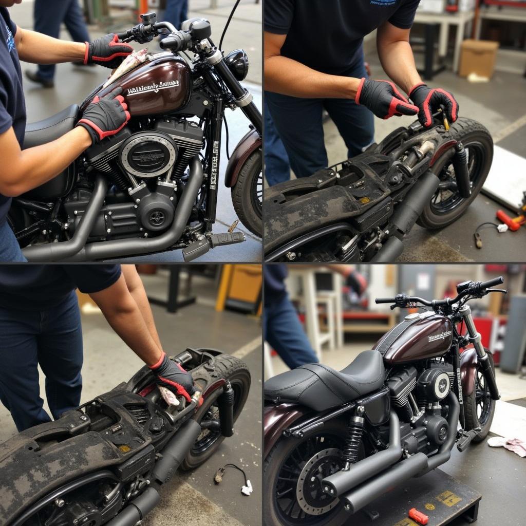 Wartung und Reparatur einer Harley-Davidson FXST