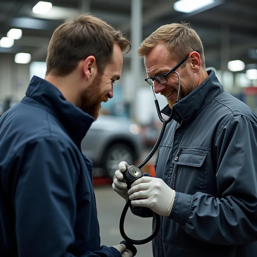 Geräuschanalyse in der Werkstatt Fürth