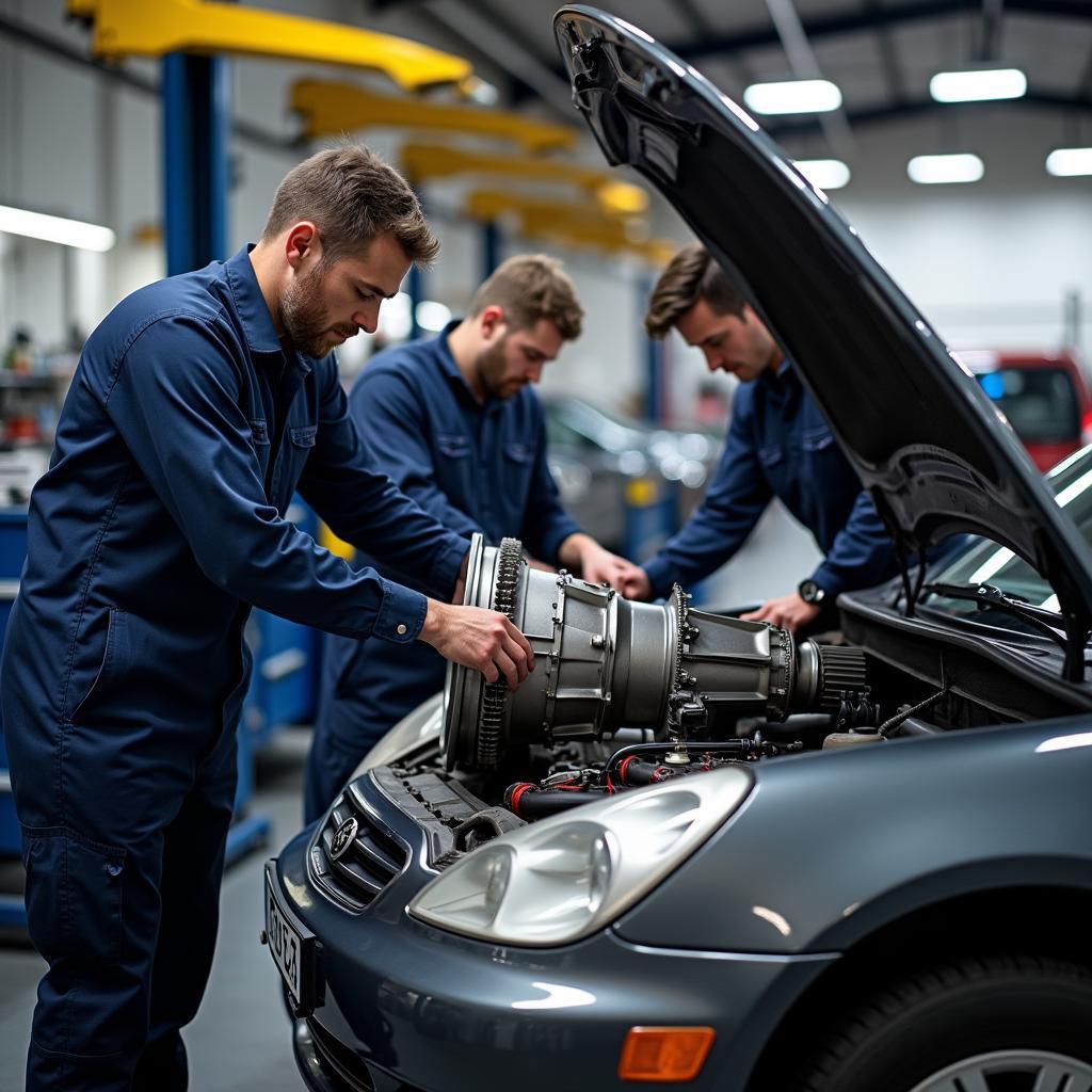 Werkstatt für Getriebereparaturen