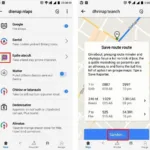 Anleitung zum Speichern einer Route in Google Maps
