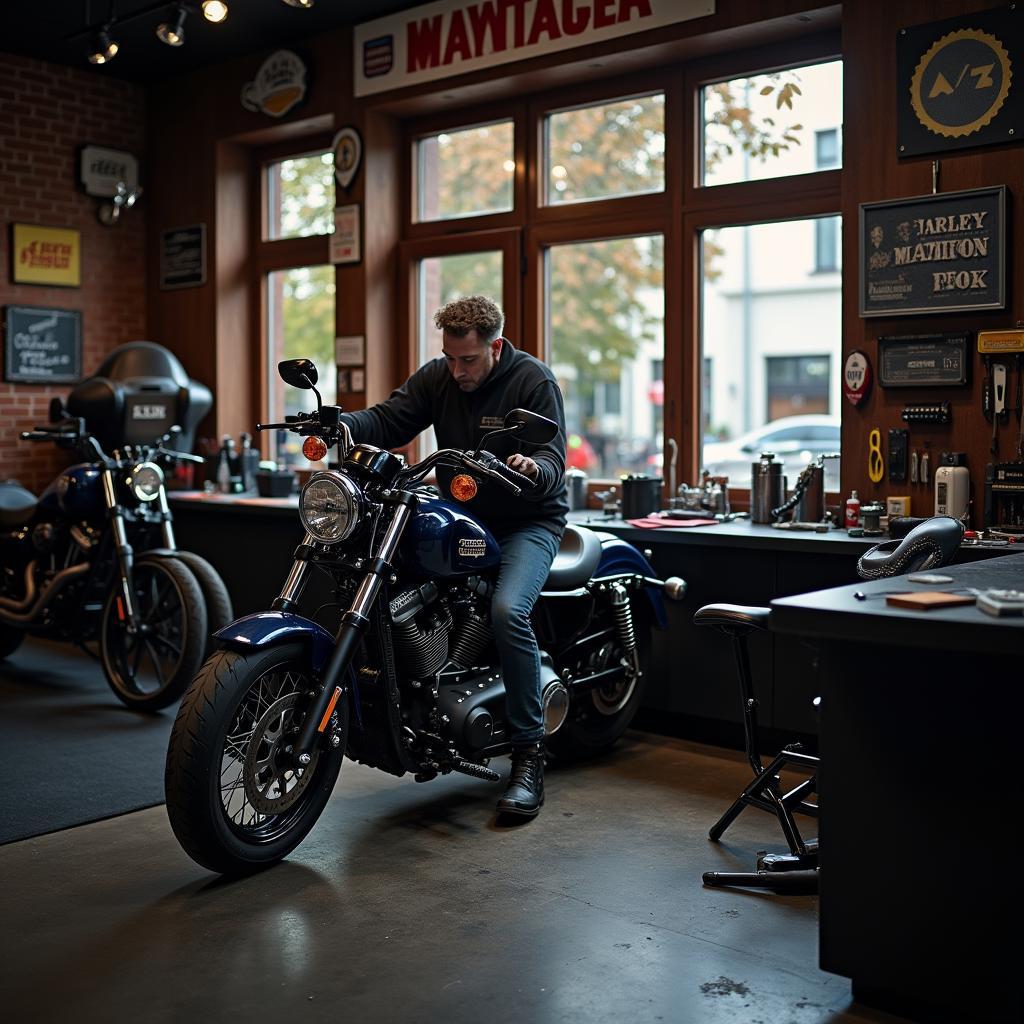 Harley Davidson Werkstatt in München