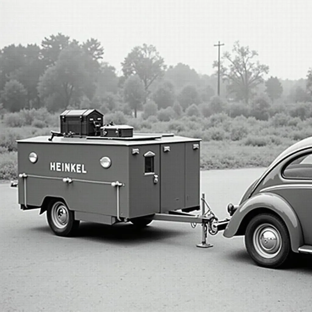 Heinkel Anhänger: Historische Aufnahme