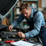 Herausforderung bei der Autoreparatur