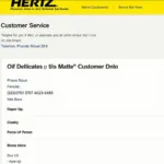 Hertz Kundenservice kontaktieren