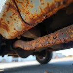 Rost am Fahrzeugunterboden