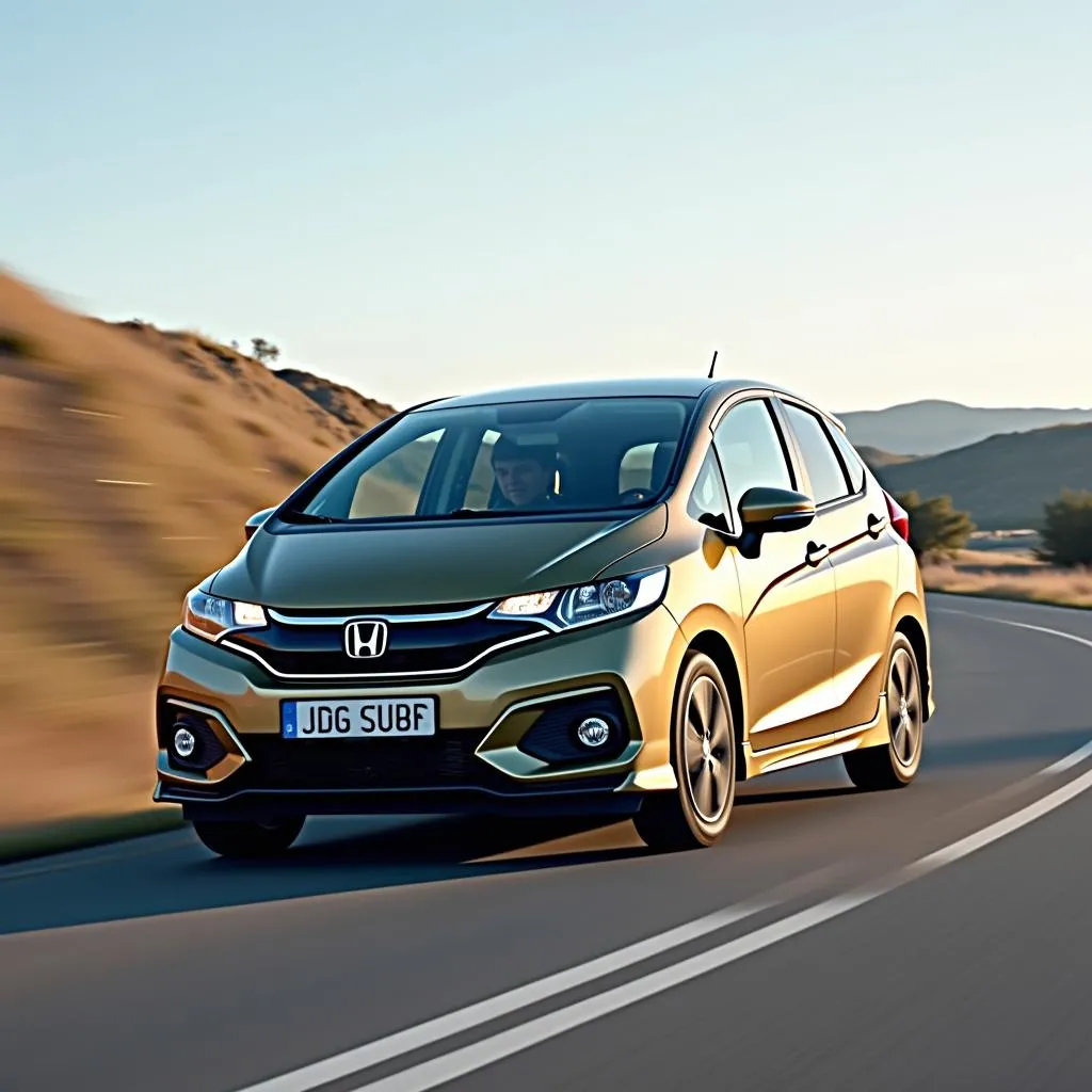 Honda Jazz SI auf der Straße