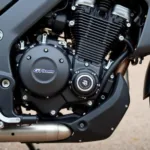 Hyosung GT 650S Motor Detailansicht