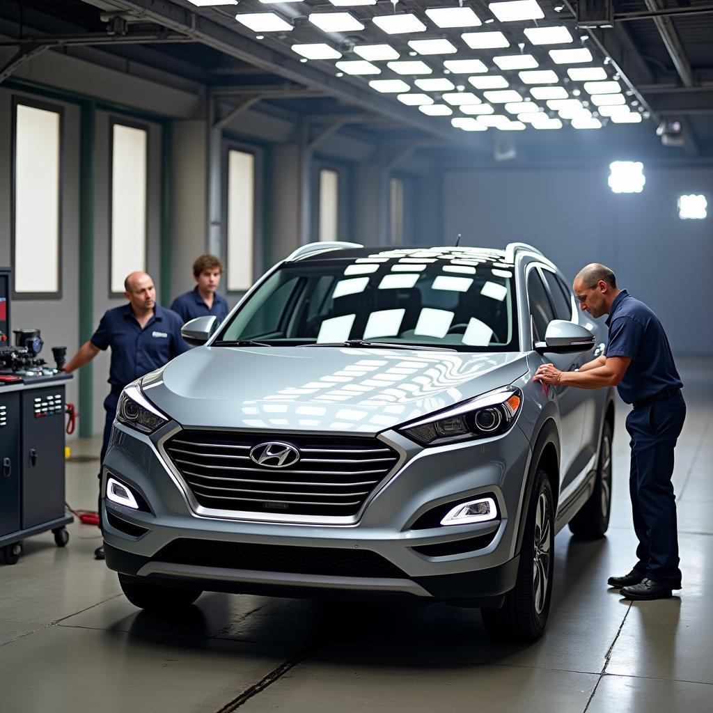 Hyundai Tucson im ADAC Test