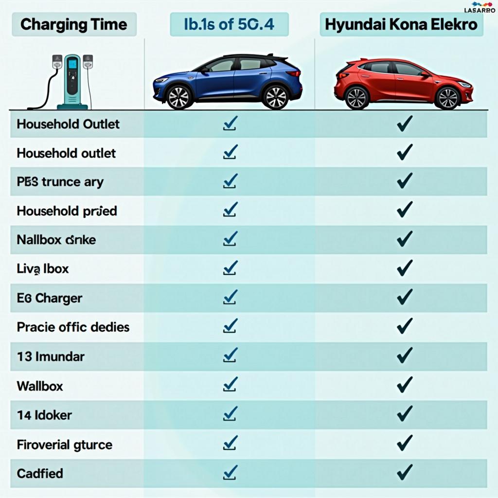 Ladezeitvergleich von Elektroautos