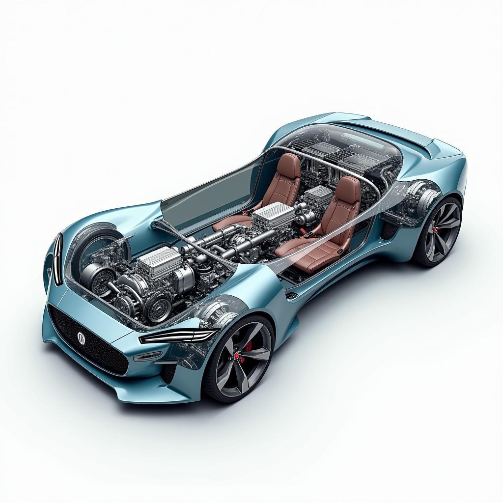 Jaguar C-X75 Hybrid Powertrain