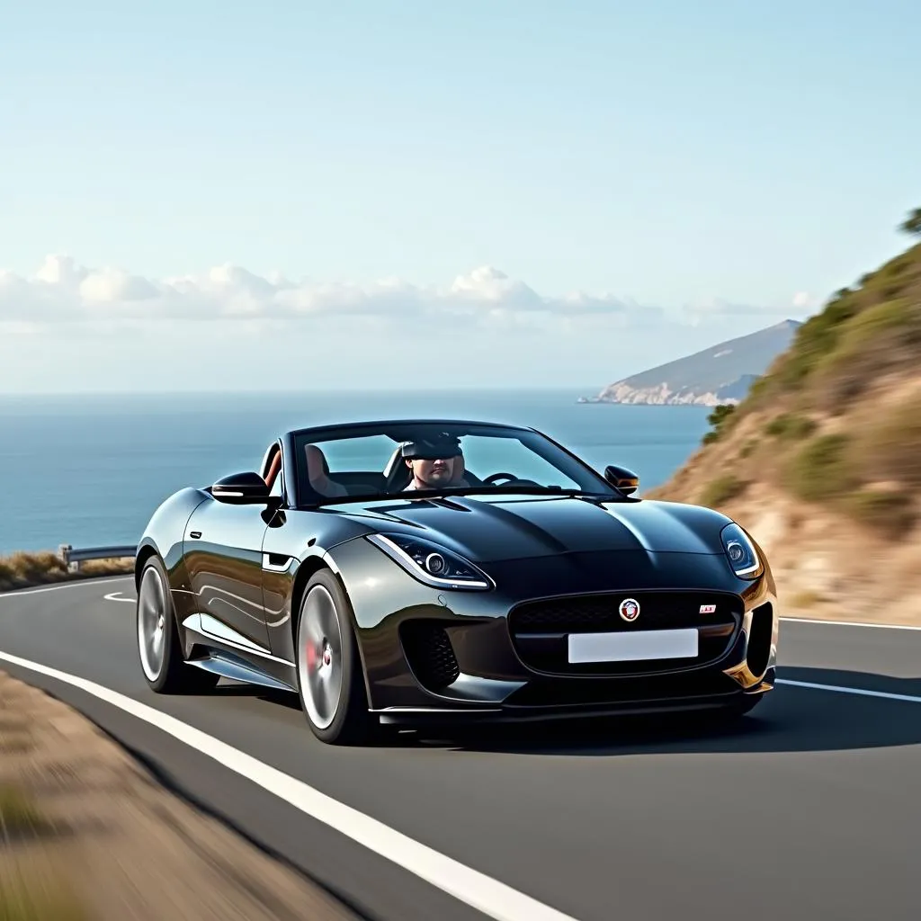 Jaguar F-Type 400 Sport auf der Straße