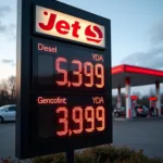 Günstige Kraftstoffpreise an der Jet Tankstelle Duisburg Meiderich