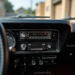 Kassettenradio in einem Oldtimer