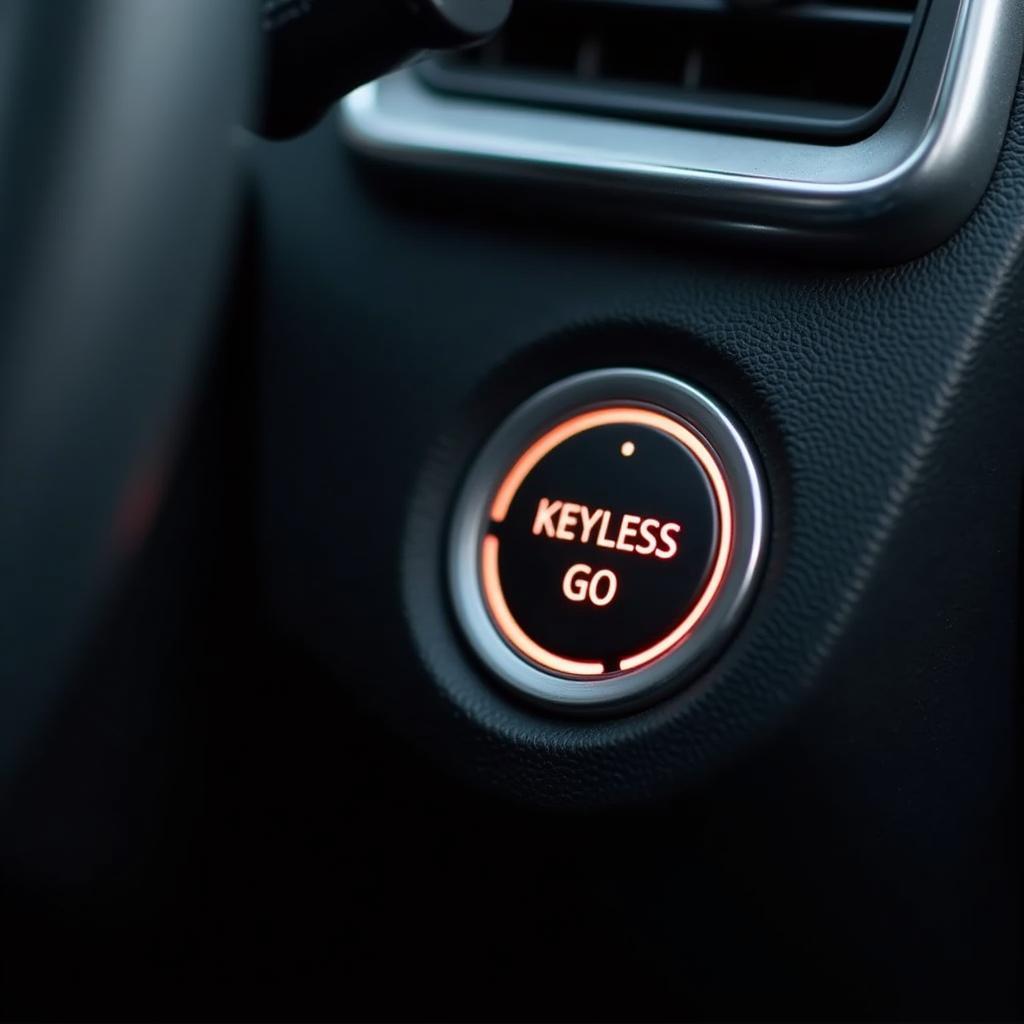 Keyless Go Start Button