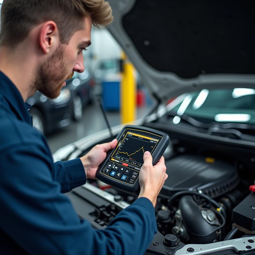 Moderne Kfz-Diagnose in der Werkstatt