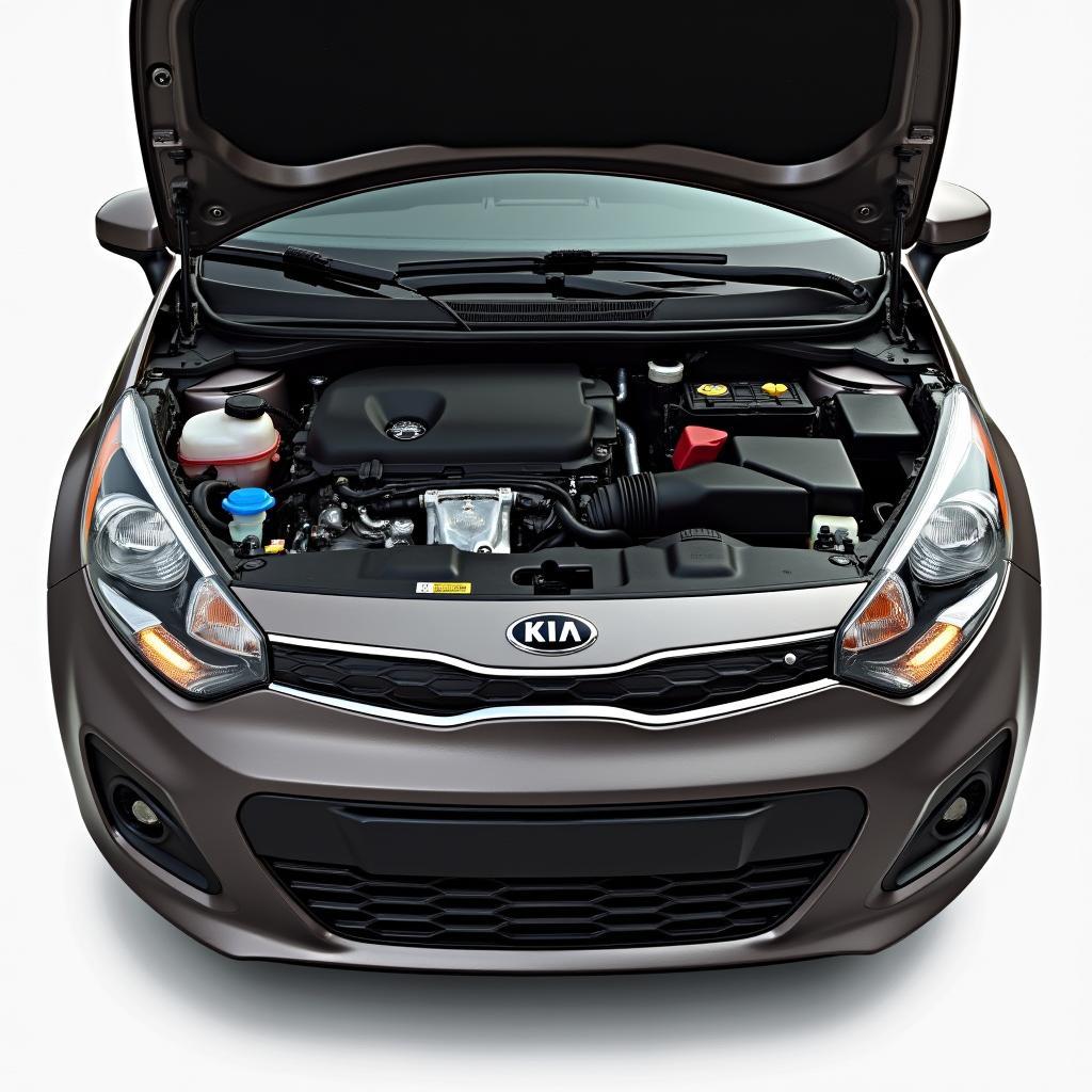 Kia Rio Motorraum