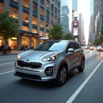 Kia Sportage Plug-in Hybrid im Stadtverkehr