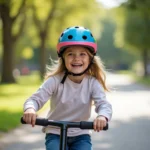 Sicherheit mit Kinder-Rollerhelm