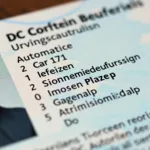 Führerschein Klasse C1 mit Beschränkung 171