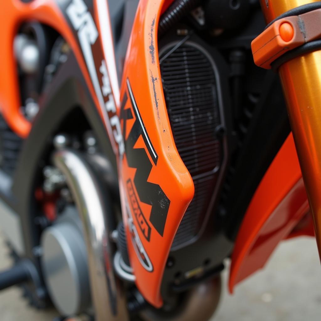 Gebrauchter KTM 125 SX Rahmen