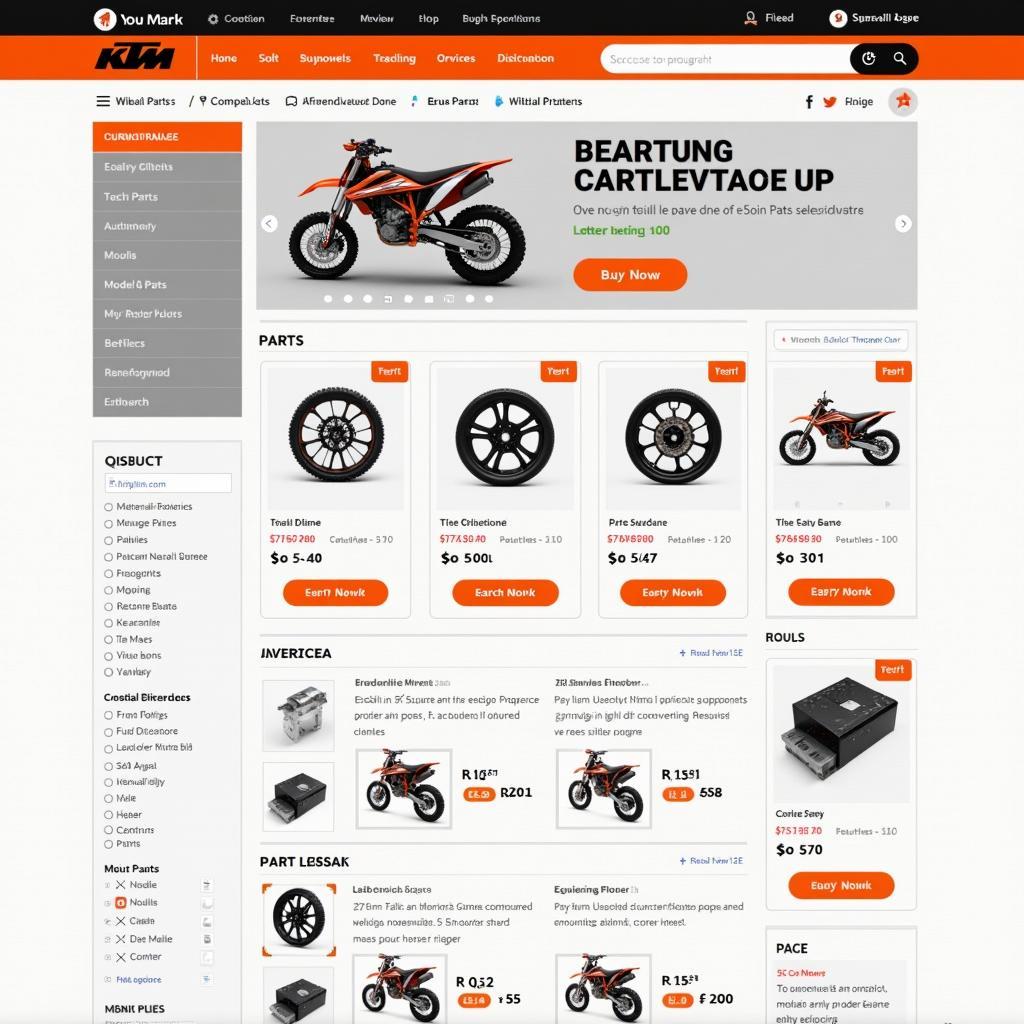 KTM Ersatzteile Online