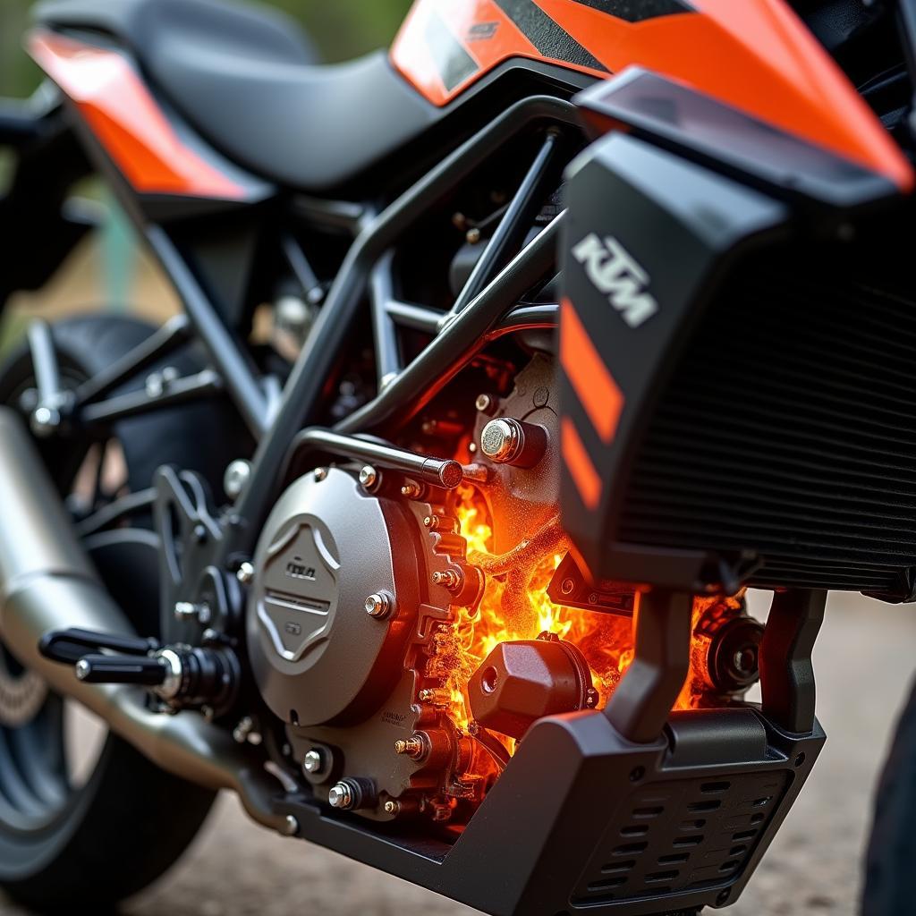 KTM Motor Überhitzung