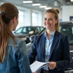 Kundenberater im VW Kundencenter Hannover berät Kunden