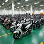 Kymco Fabrik in Taiwan