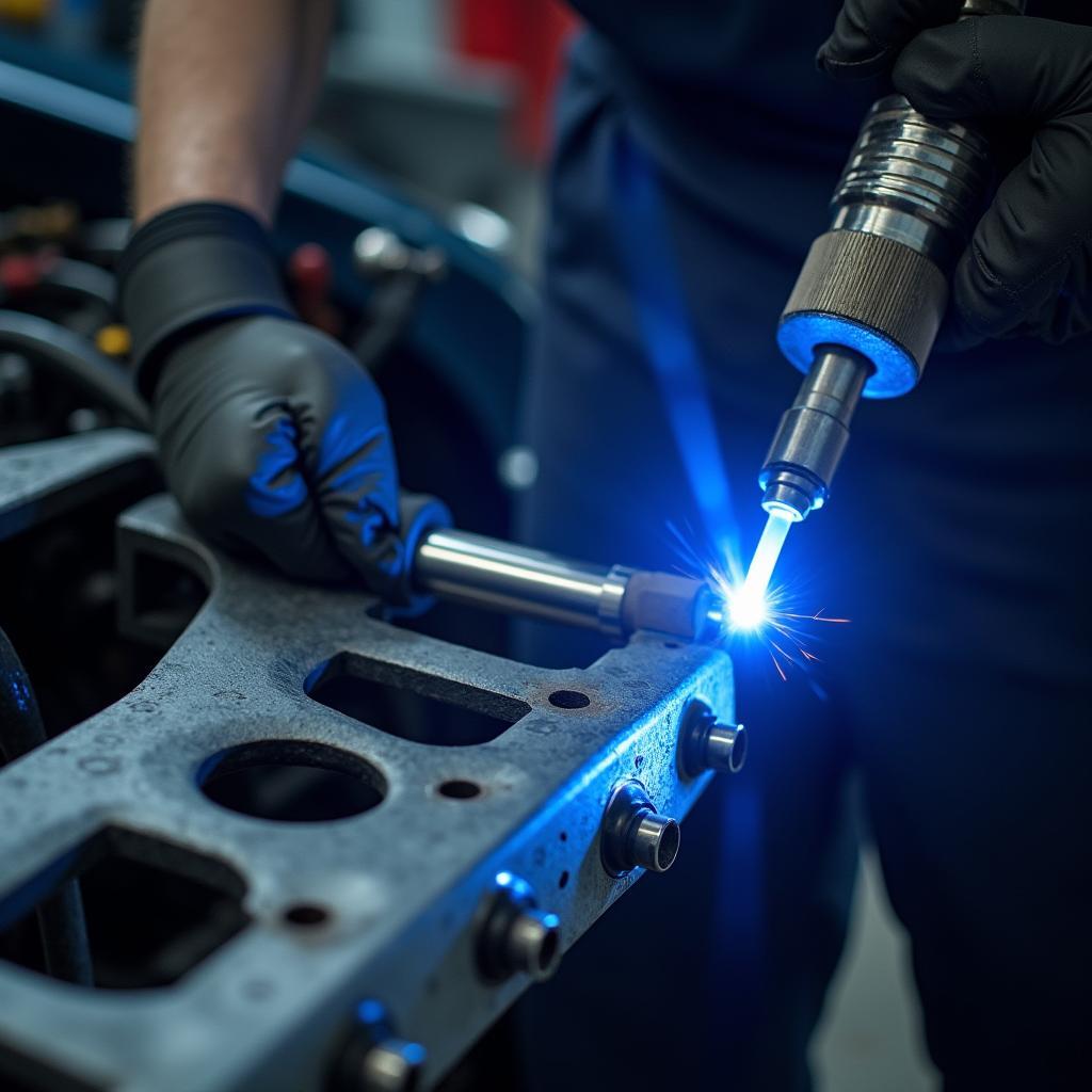 Laser-Schweißen von Autoteilen