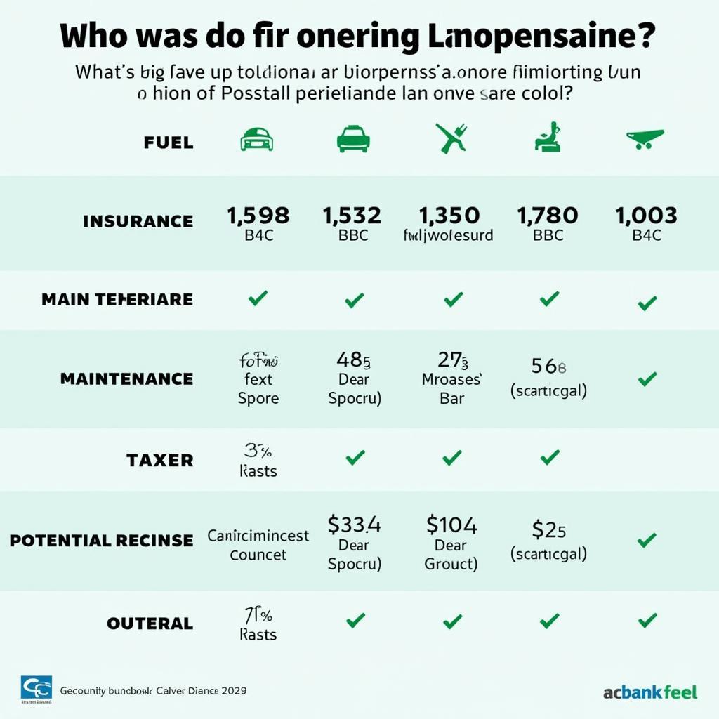 Laufende Kosten für eine Limousine