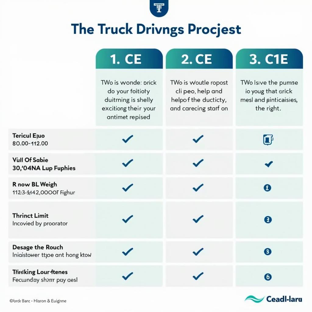 Truck driver's license classes and restrictions