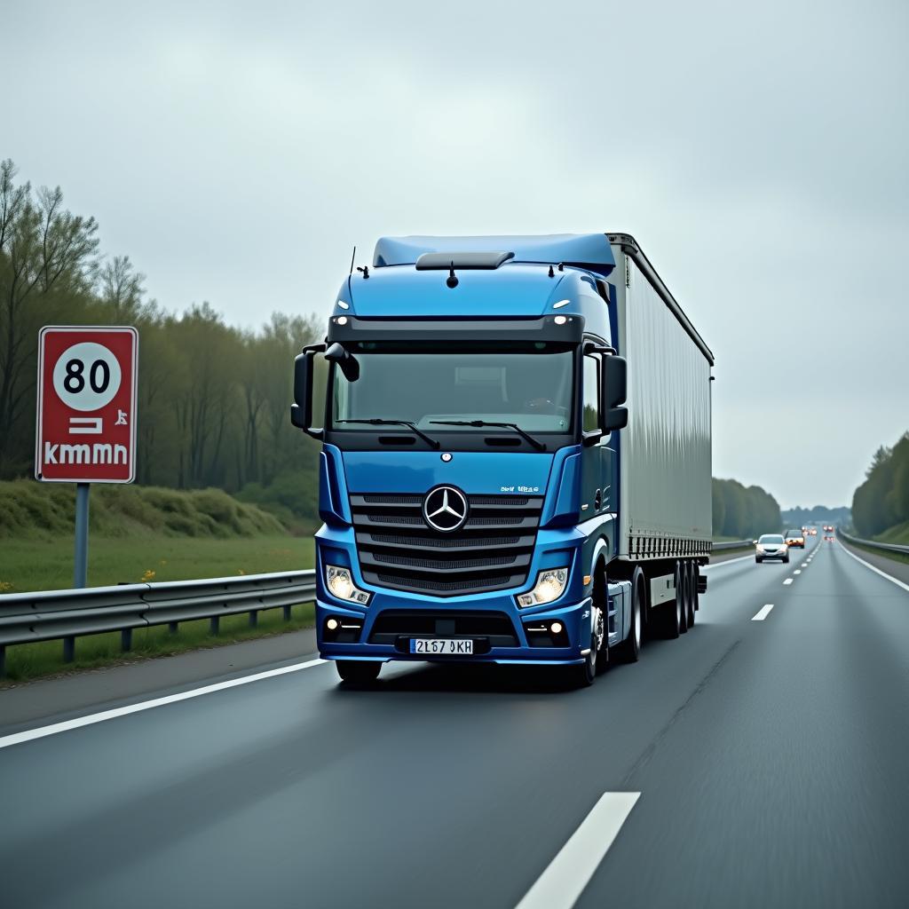 LKW Geschwindigkeit Autobahn