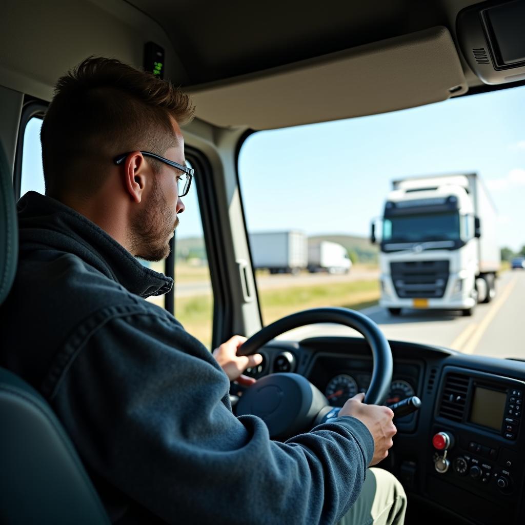 Vorbereitung auf die praktische LKW Prüfung