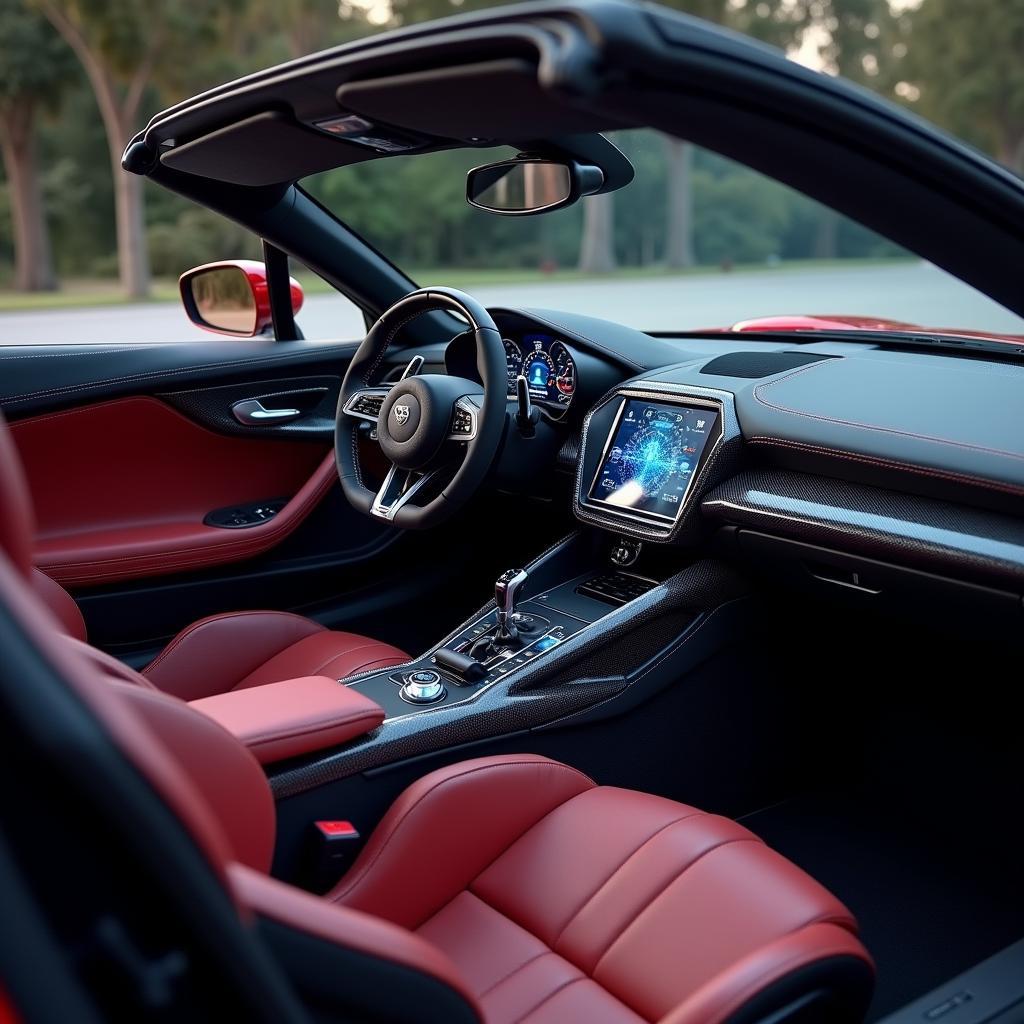 Luxuriöses Interieur des Lykan Hypersport