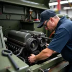 M113 Motor Wartung