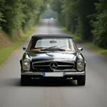 Mercedes 260 auf der Straße