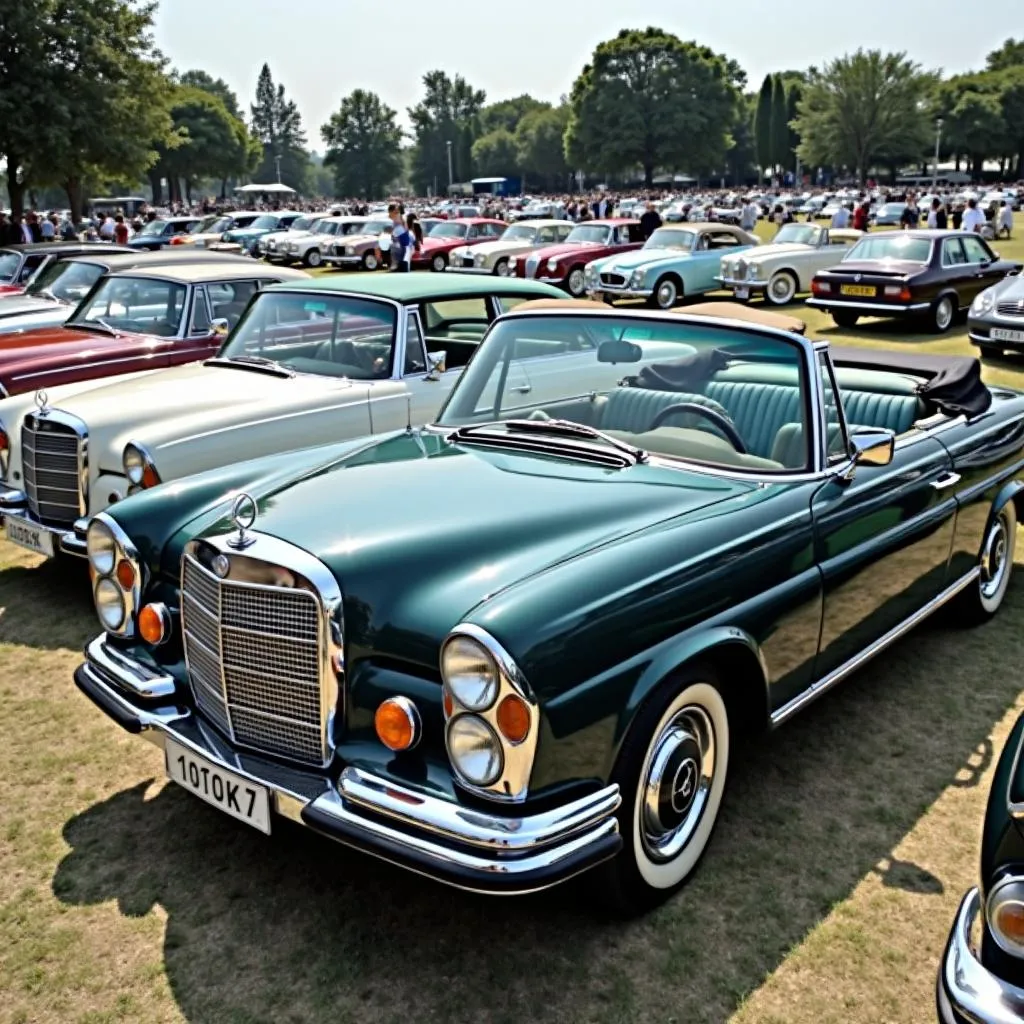 Mercedes 450 SE Oldtimer Treffen