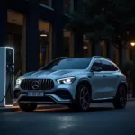 Mercedes GLA E Ladestation