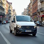 Mercedes Metris im Stadtverkehr