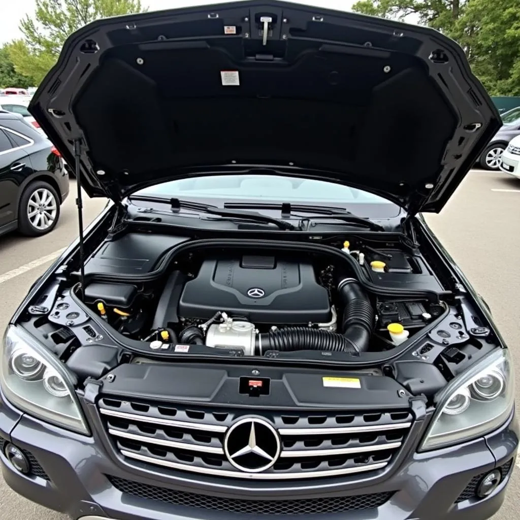 Mercedes ML 250 BlueTEC Motorraum