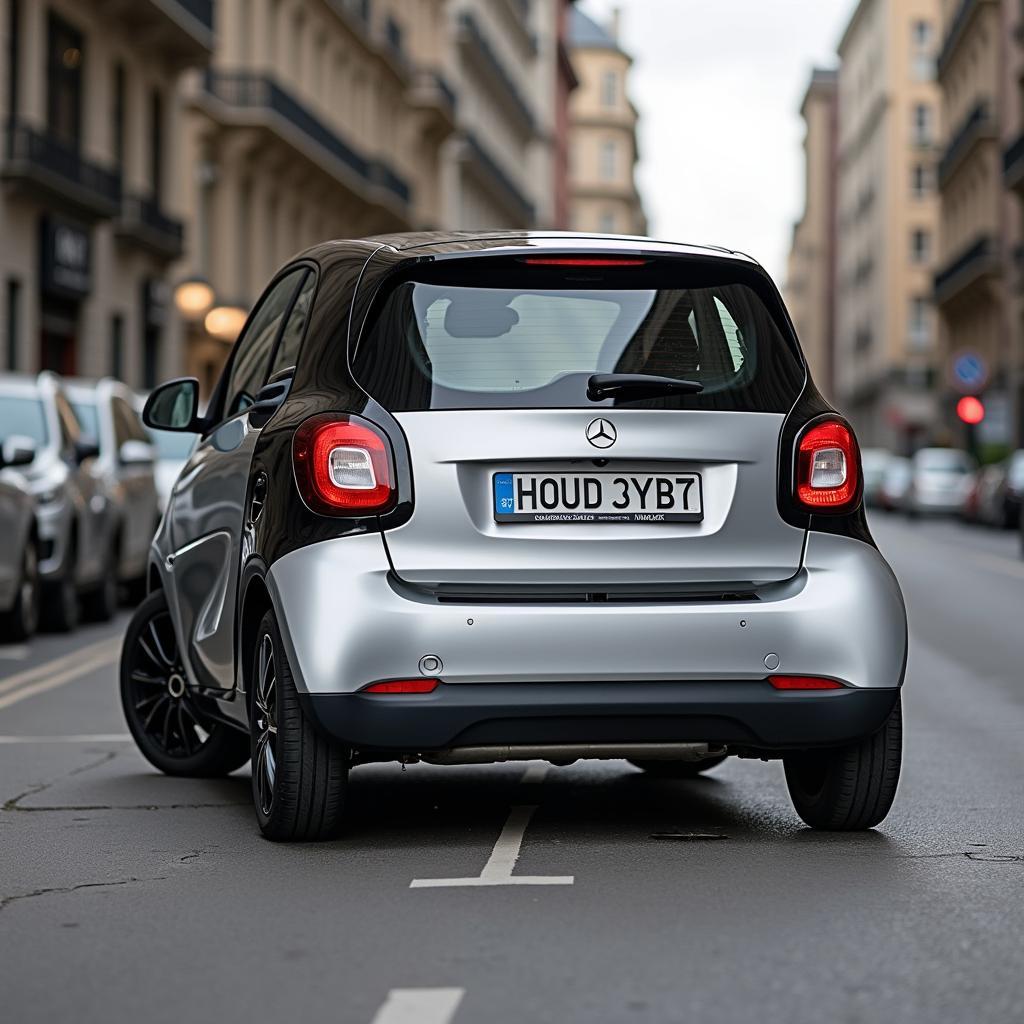 Mercedes Smart Forfour Seitenansicht